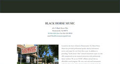 Desktop Screenshot of blackhorsemusic.com