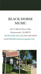 Mobile Screenshot of blackhorsemusic.com